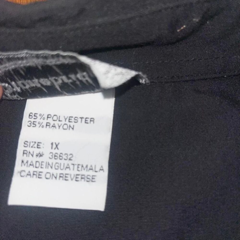 Vintage 1990s Stonebridge Woman's Embroidered Floral Western Button Up SZ 1X - Picture 3 of 5